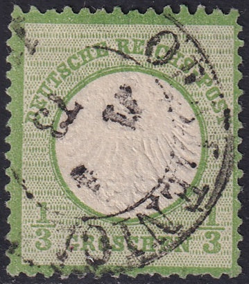 Germany 1872 Sc 2 used [..]lenio cancel