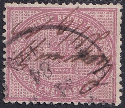 Germany 1880 Sc 36c used pen cancel