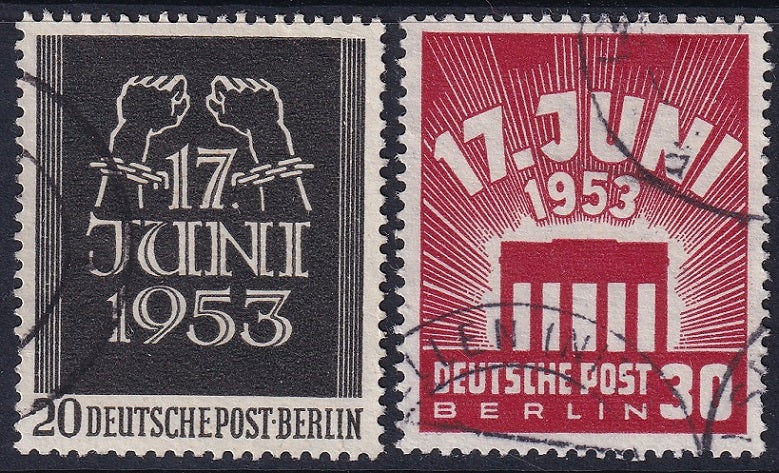 Berlin 1953 Sc 9N99-100 set used