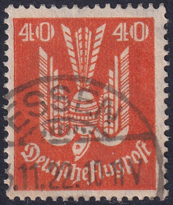 Germany 1922 Sc C4 air post used Essen cancel