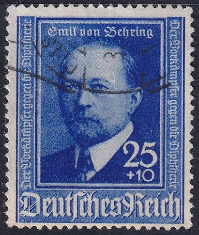 Germany 1940 Sc B187 var used "white blob" variety