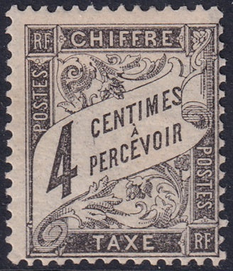 France 1882 Sc J14 postage due used