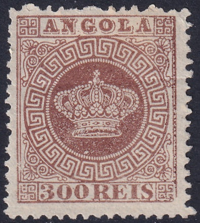Angola 1877 Sc 9a MNG(*) perf 12.5