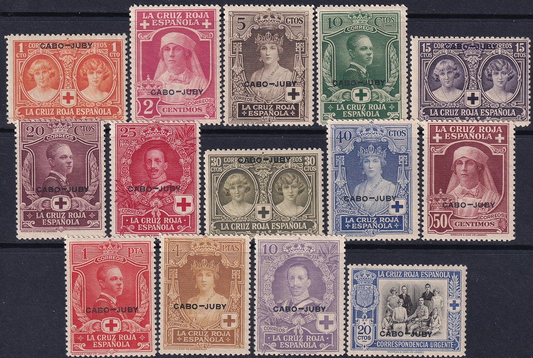 Spanish Tangier 1926 Sc LB1-13,LEB1 set MNH**