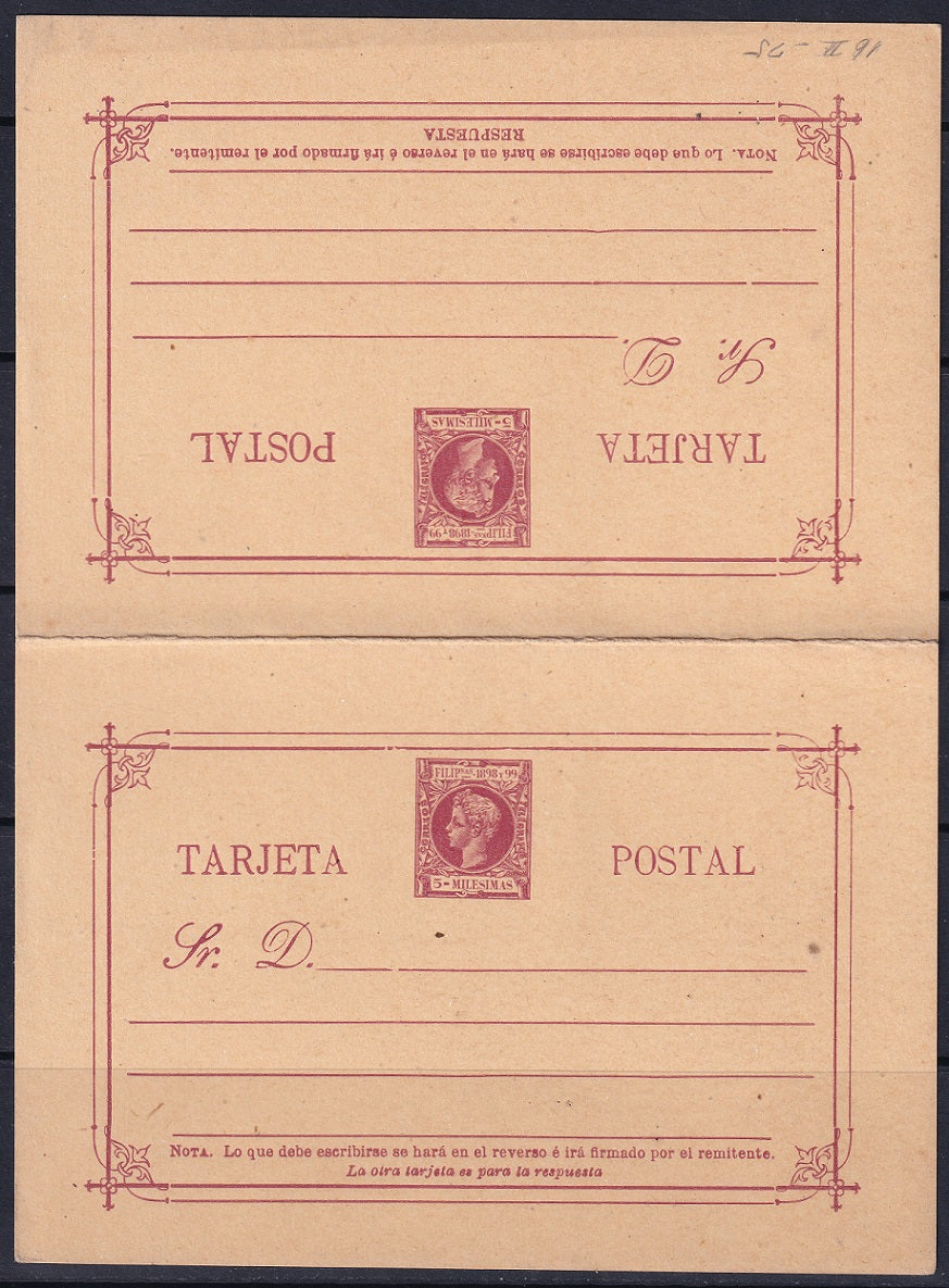 Spanish Colonies, Alfonso XIII, 1898