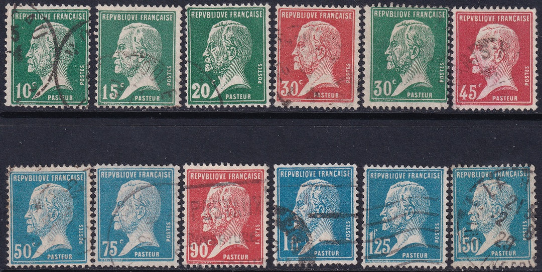 France 1923 Sc 185-96 set used