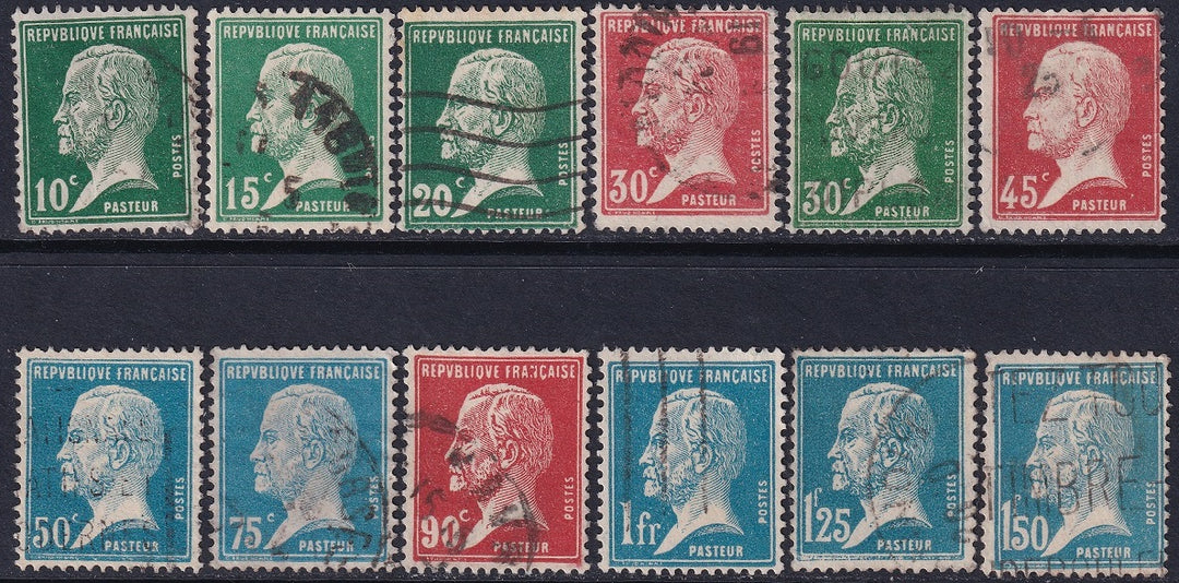 France 1923 Sc 185-96 set used