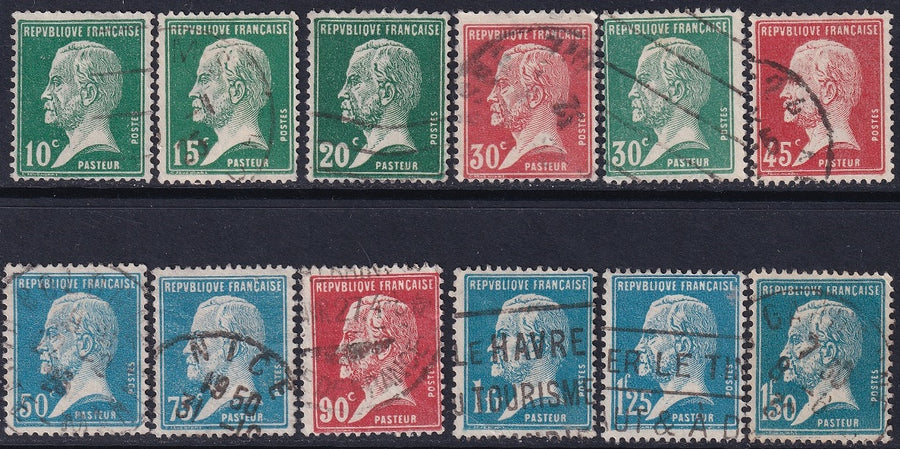 France 1923 Sc 185-96 set used