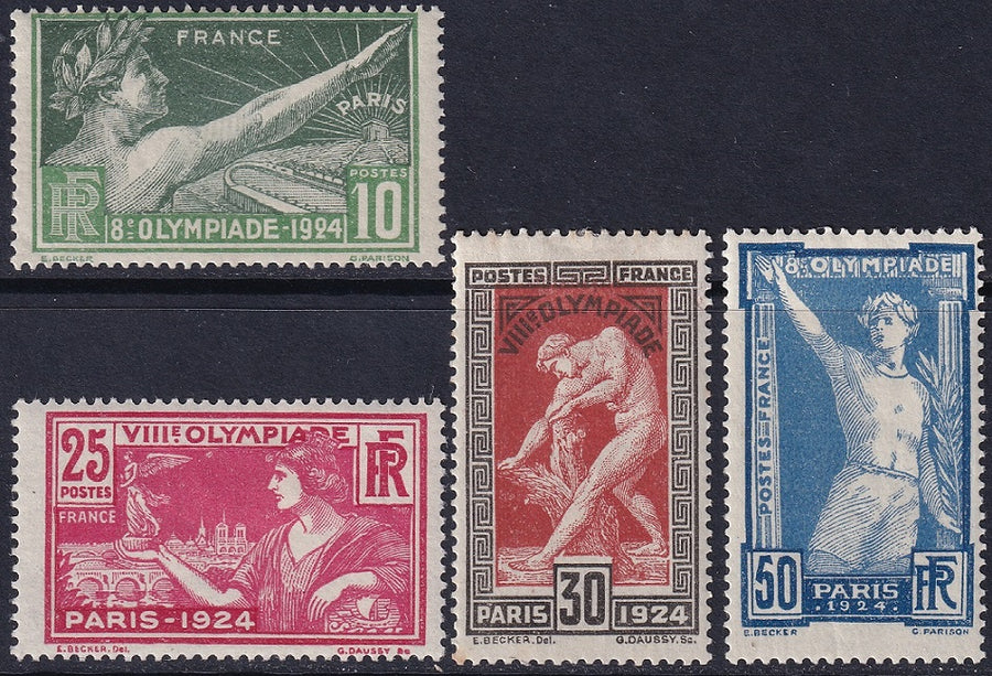 France 1924 Sc 198-201 set MH*