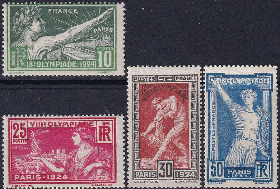 France 1924 Sc 198-201 set MH*