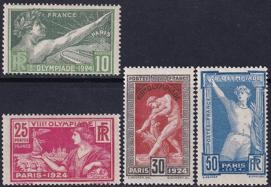 France 1924 Sc 198-201 set MH*