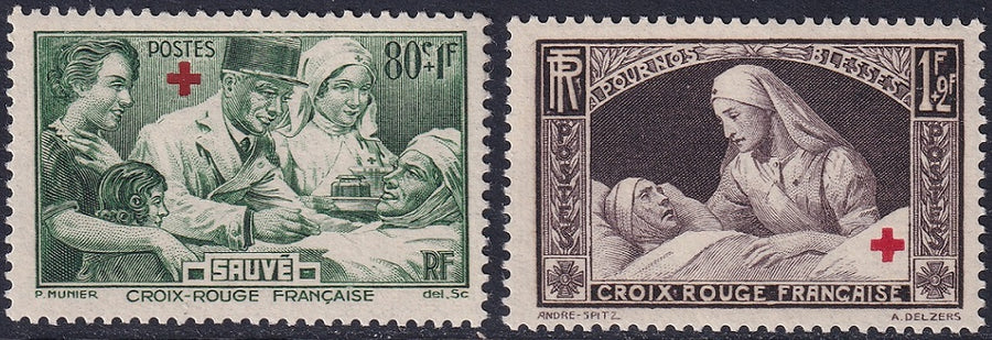 France 1940 Sc B101-2 set MNH**