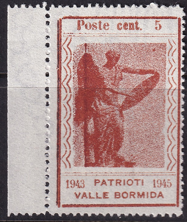 Italy 1945 Sa 9bb Valle Bormida CLN local MNGAI(*) with watermark