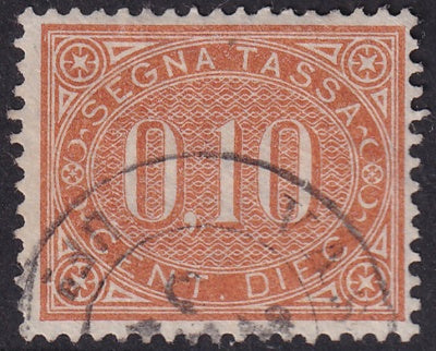 Italy 1869 Sc J2 postage due used well centred