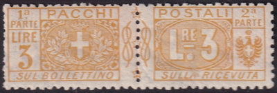 Italy 1914 Sc Q14 parcel post MLH*