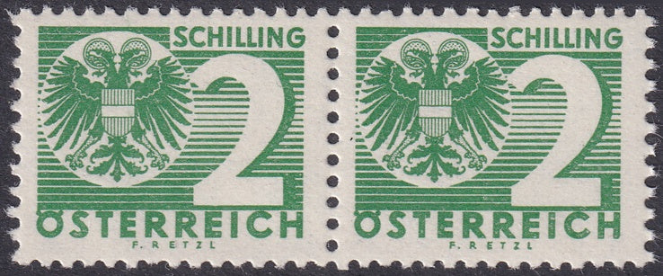 Austria 1935 Sc J172 postage due pair MNH**