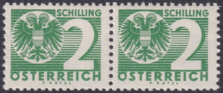 Austria 1935 Sc J172 postage due pair MNH**