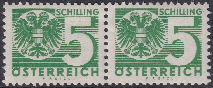 Austria 1935 Sc J173 postage due pair MNH**