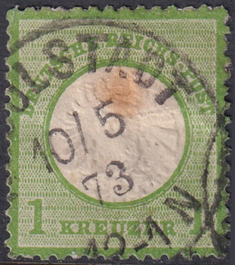 Germany 1872 Sc 21 used [..]oldstadt cancel heavy hinge creased