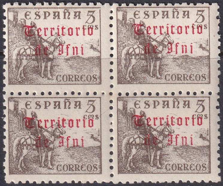 Ifni 1948 Sc 29 block MNH**