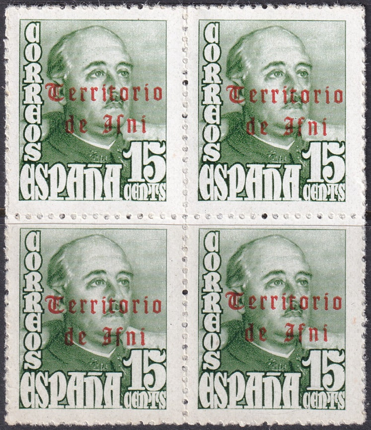 Ifni 1948 Sc 30 block MNH**