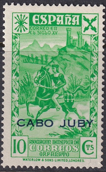 Cape Juby 1943 beneficencia Ed 13 MNH**