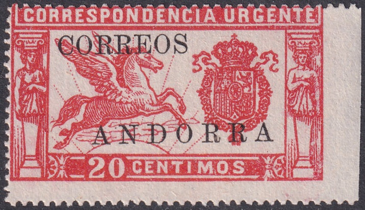 Andorra Spanish 1928 Sc E1 express MNH**