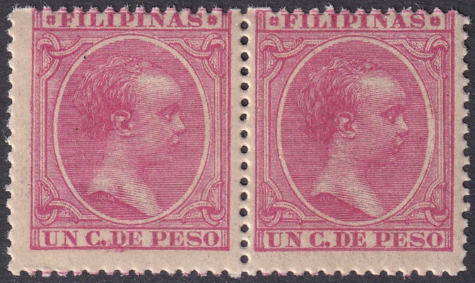 Philippines 1894 Sc 141 pair MNH** very streaky gum