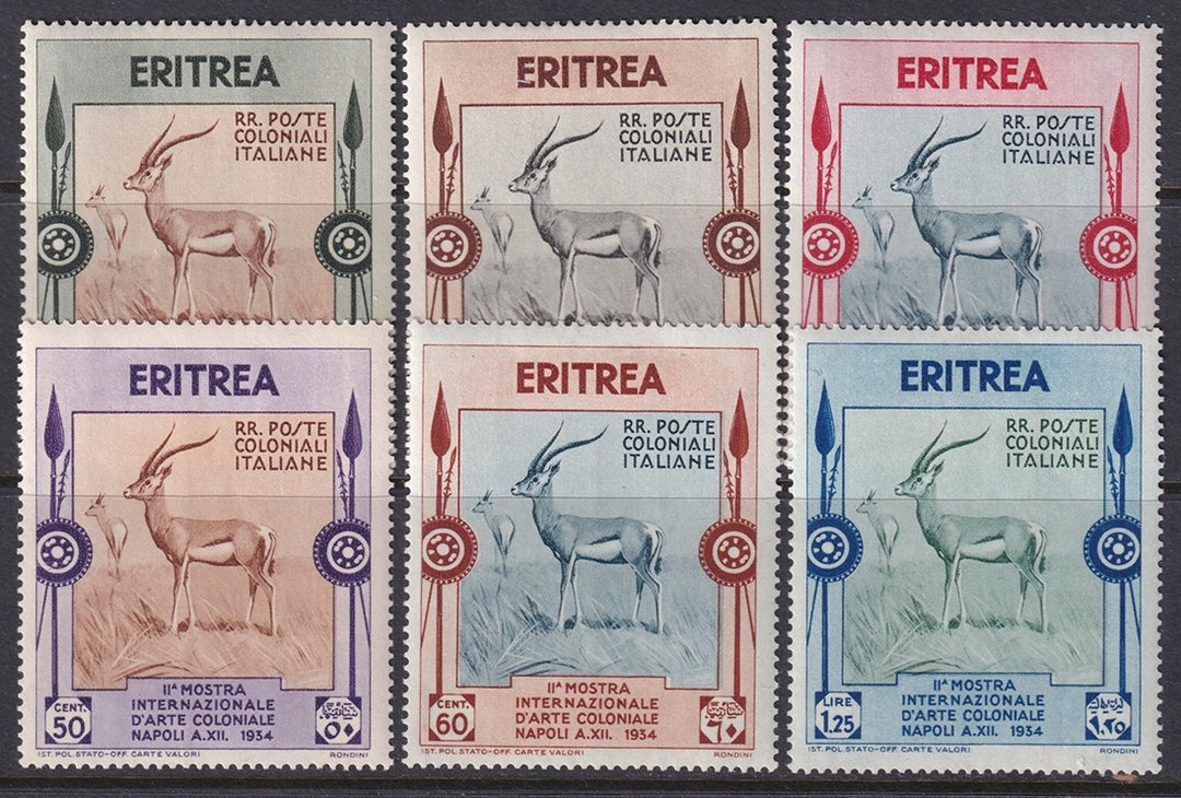 Eritrea 1934 Sc 175-80 set MLH*