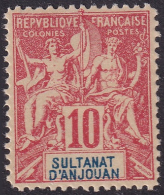 Anjouan 1900 Sc 6 MNH**