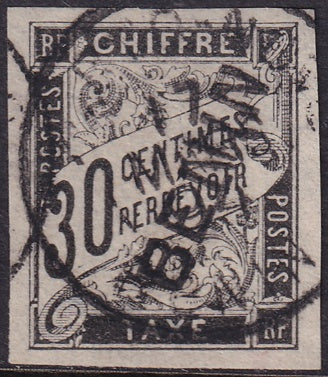 Benin 1894 Sc J4 used Porto-Novo cancel