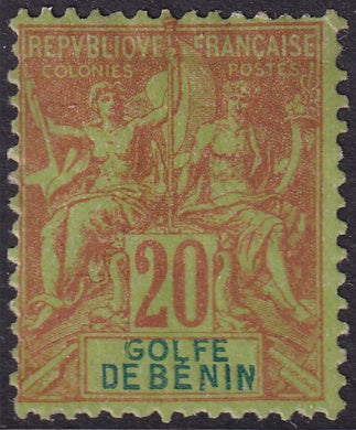 Benin 1893 Sc 26 MH*