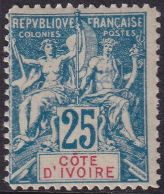 Ivory Coast 1900 Sc 11 MNH**