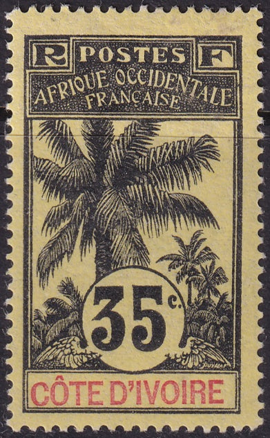Ivory Coast 1906 Sc 30 MH*