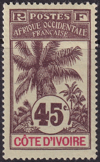Ivory Coast 1906 Sc 31 MLH*