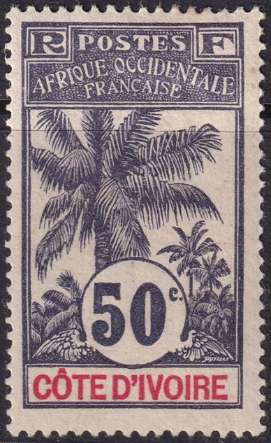 Ivory Coast 1906 Sc 32 MH*