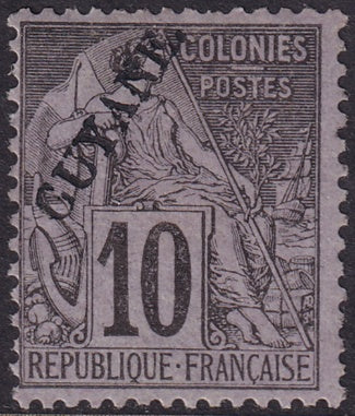 French Guiana 1892 Sc 22 MLH*