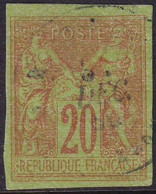 French Colonies 1879 Sc 43 used