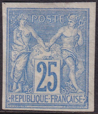 French Colonies 1877 Sc 35 MH* some disturbed gum