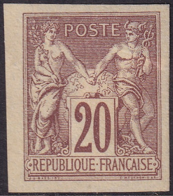 French Colonies 1877 Sc 34 MNG(*)