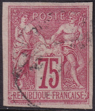 French Colonies 1878 Sc 28 used experts mark