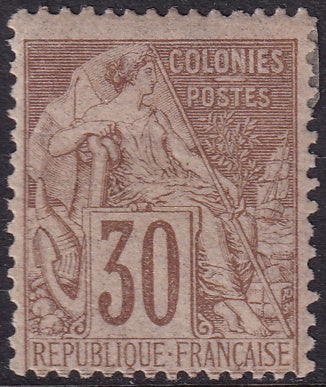 French Colonies 1881 Sc 55 MH*