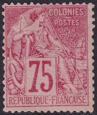 French Colonies 1881 Sc 58 MNG(*)