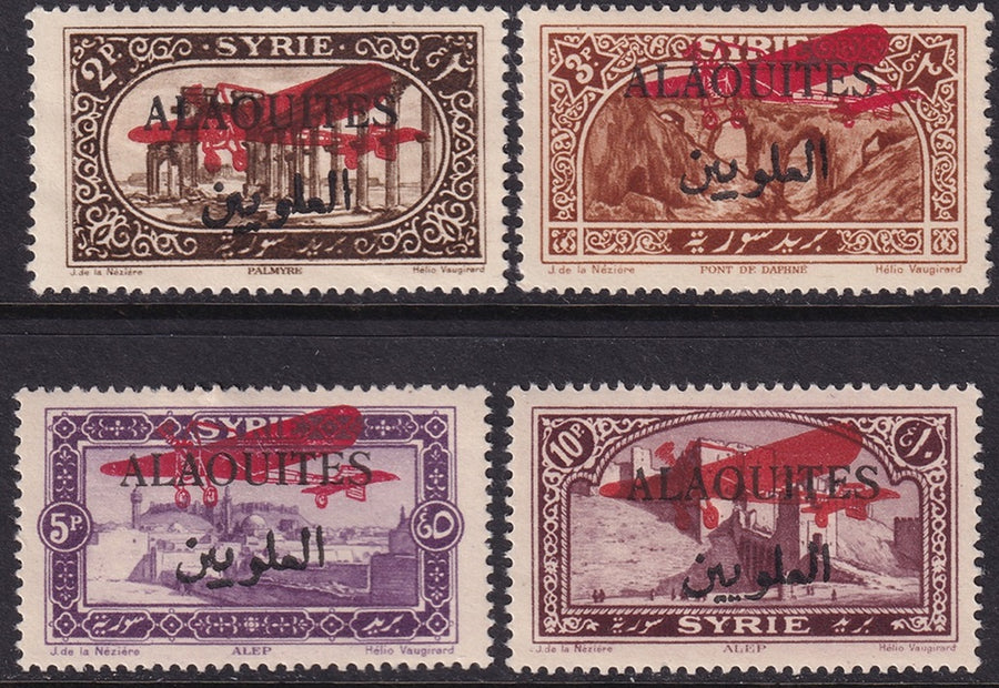 Alaouites 1926 Sc C9-12 air post set MH*