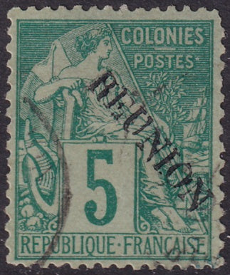 Reunion 1891 Sc 20 used