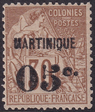 Martinique 1891 Sc 14 MLH*