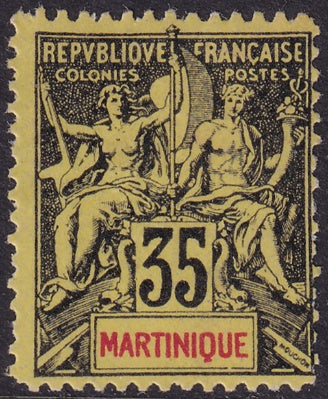 Martinique 1906 Sc 46 MLH*