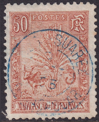 Madagascar 1903 Sc 73 used Diego Suarez cancel