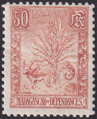 Madagascar 1903 Sc 73 MLH* some gum crazing