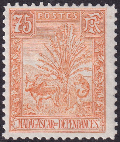 Madagascar 1903 Sc 74 MLH*